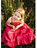 Cherry Cotton Twirl Flower Girl Dress